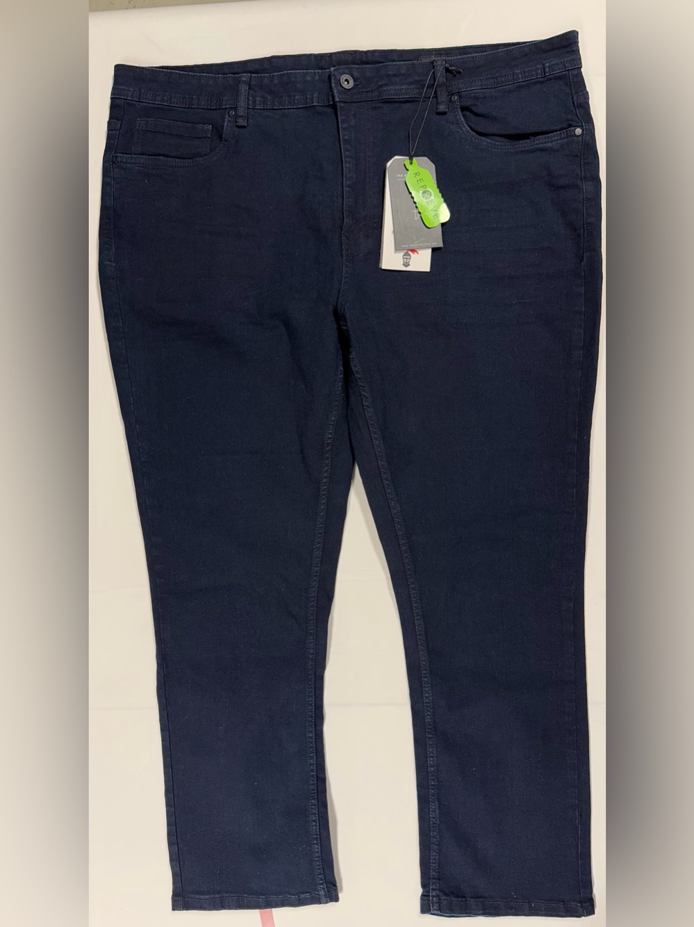 The Perfect Jean NYC 44x30 NWT Slim Fit Navy Stretch Jeans